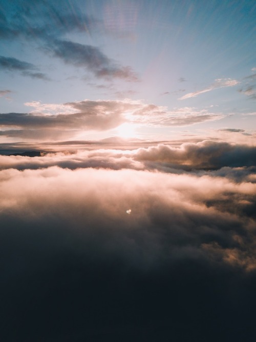 Above the Lake District.