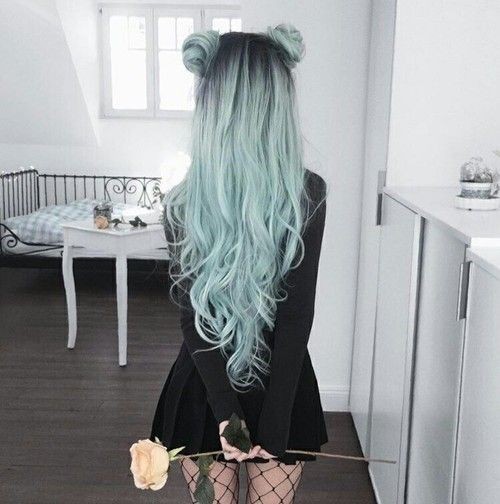 Ombre Curly Hair Tumblr
