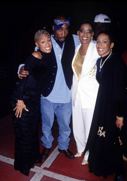 twixnmix:Tupac Shakur, Jada Pinkett and Salli Richardson at...