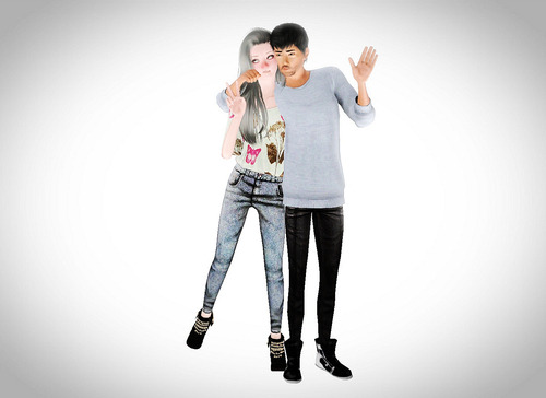 cc holic treasure island new pose cute couple pose pack
