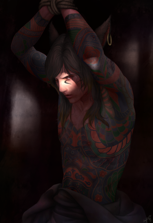 art commisions commissioned art Keipatag ffxiv art miqo& 039;te Rei-Sekiro Sekiro-Kai concept art rp art art painting digital painting ffxiv ooc
