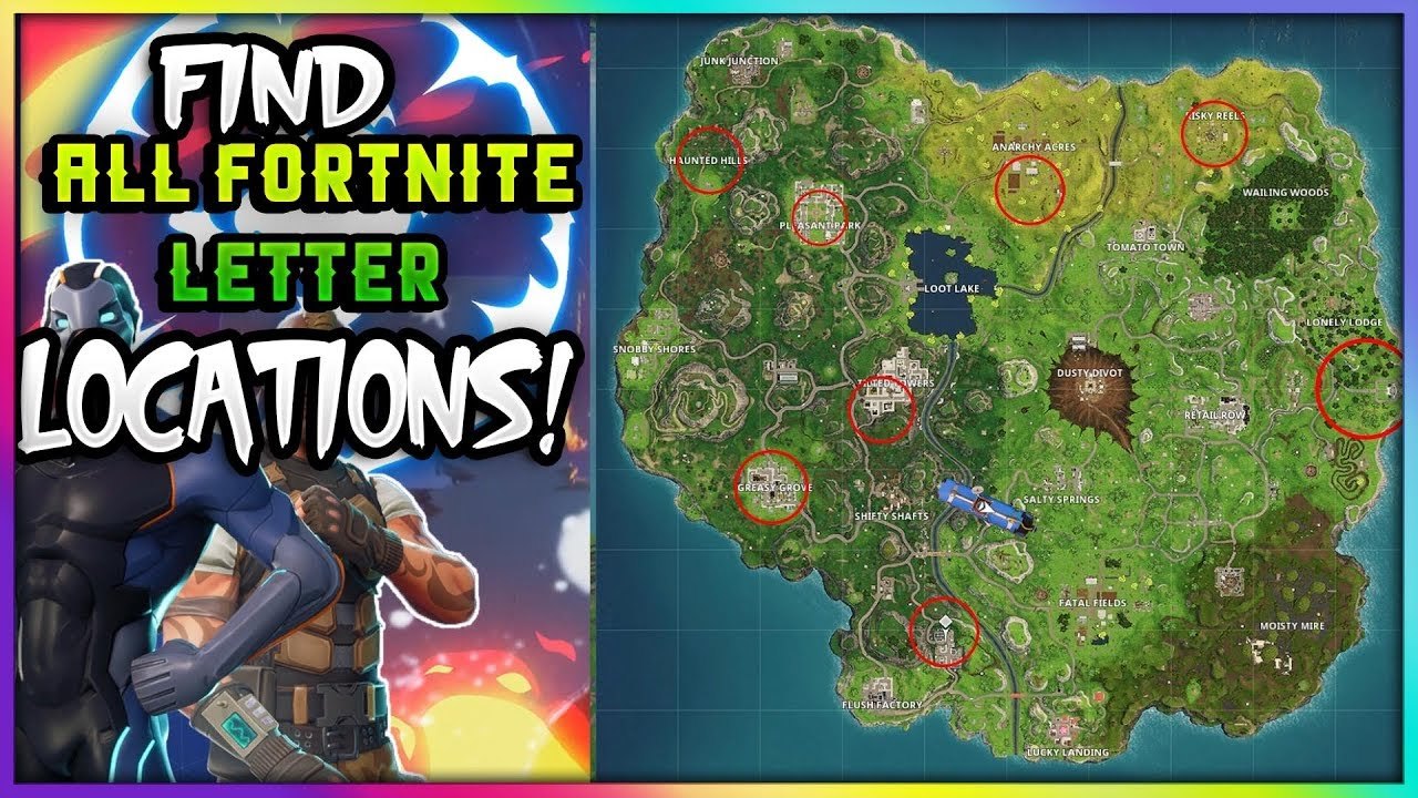 season 4 week 1 all fortnite letter locations solved need fortnite v bucks - free v bucks season 4