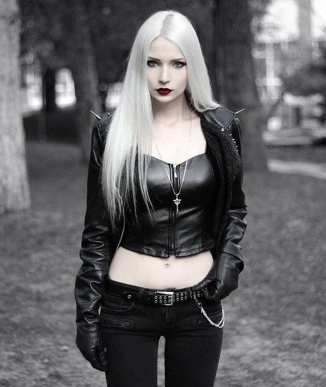 The perfect darkness — gothicandamazing: Model: Anastasia EG Welcome...