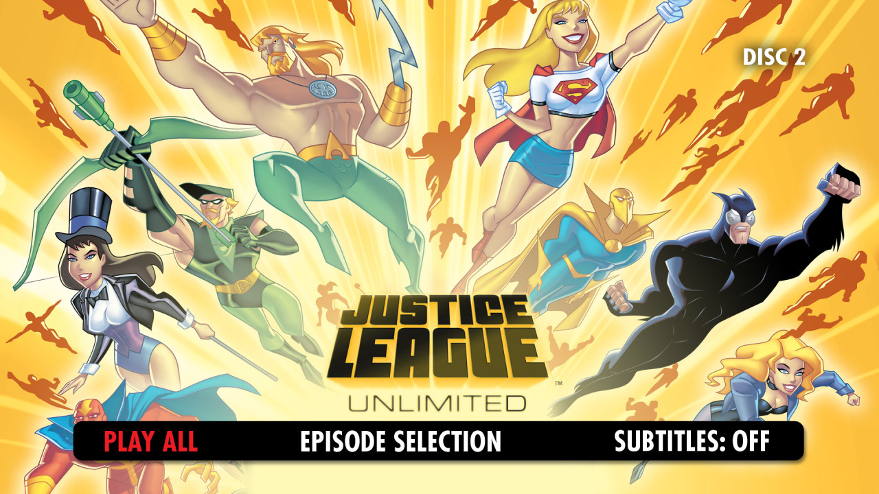 justice league unlimited complete series dvd