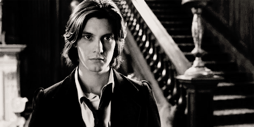 ben barnes handsome boy with long hair smile small happines happy sweet black - white film gif cute