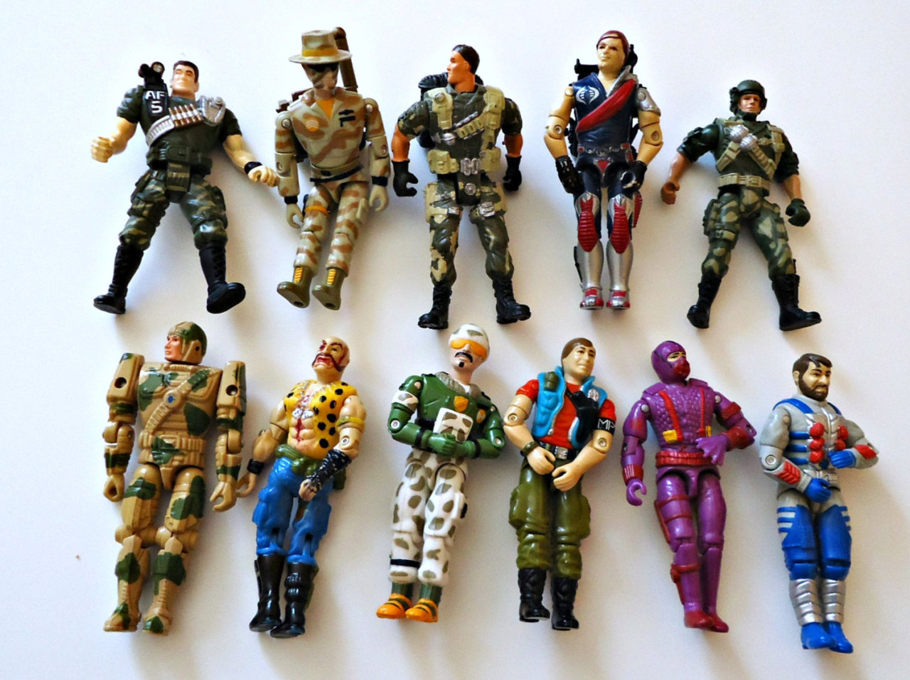 Toys Of The 80s 11 Gi Joe Action Figures