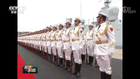 中国海軍 創設70年記念 国際観艦式