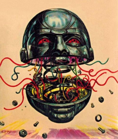 spaceintruderdetector:Josh Kirby cover art for Ron Goulart’s...