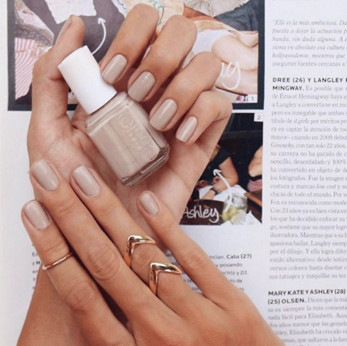 essie — A manicure that is always in style: 'sand tropez'...