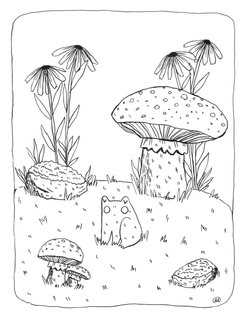 Cottagecore Coloring Pages Printable - Printable World Holiday