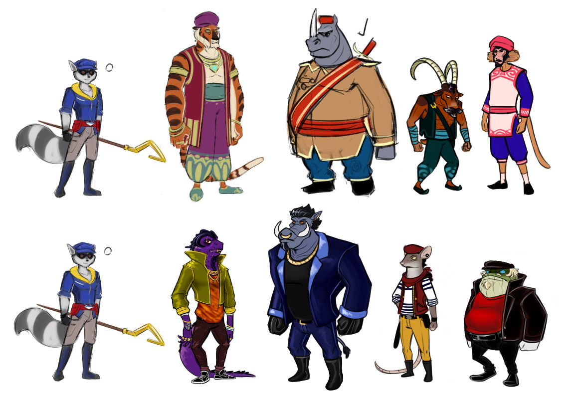 Fan art of guards? : r/Slycooper