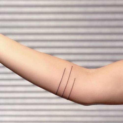 By Chang, done at West 4 Tattoo, Manhattan.... geometric shape;small;line;chang;line art;tiny;ifttt;little;forearm;minimalist;medium size