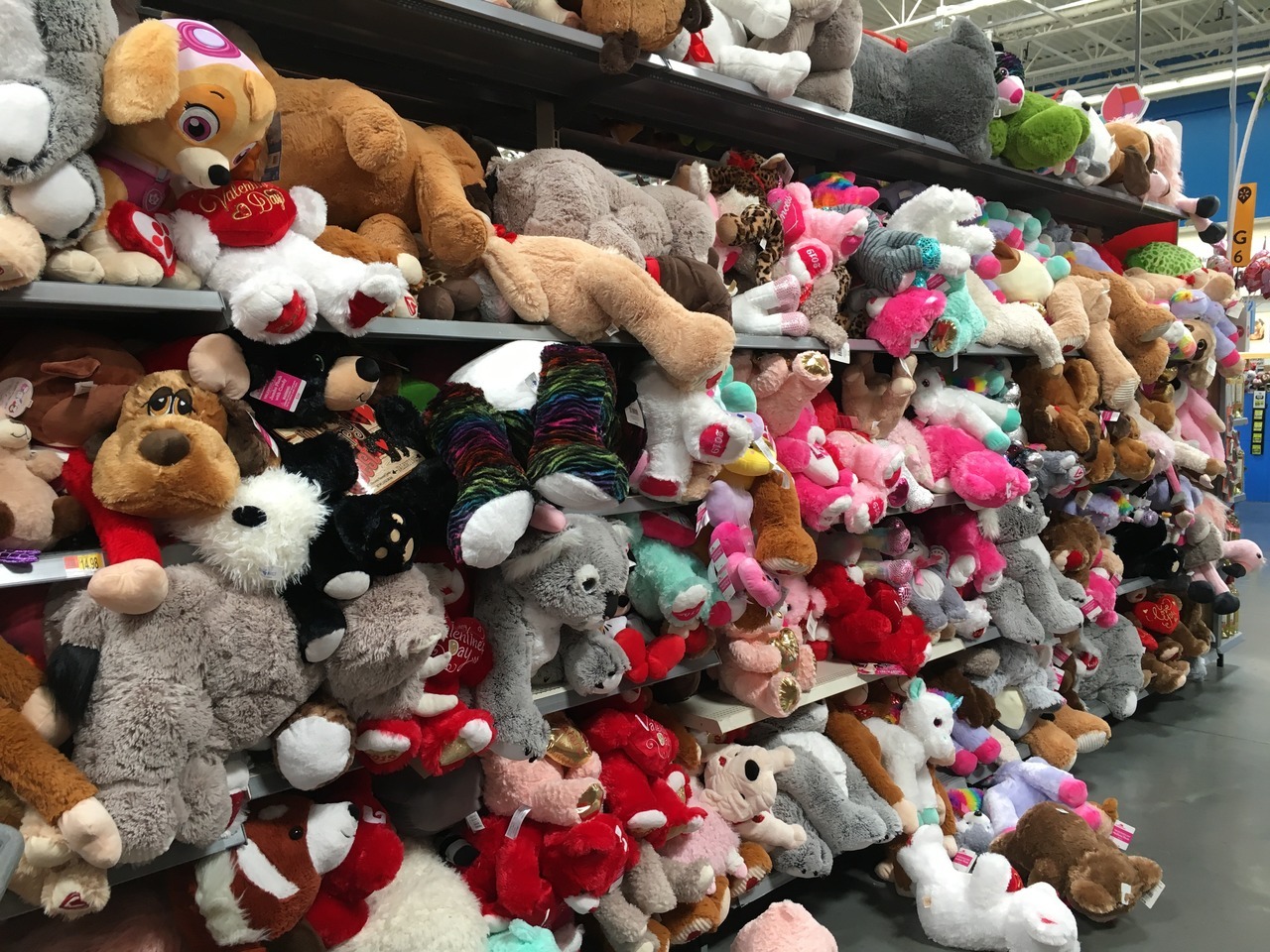 walmart stuffed animals valentines day