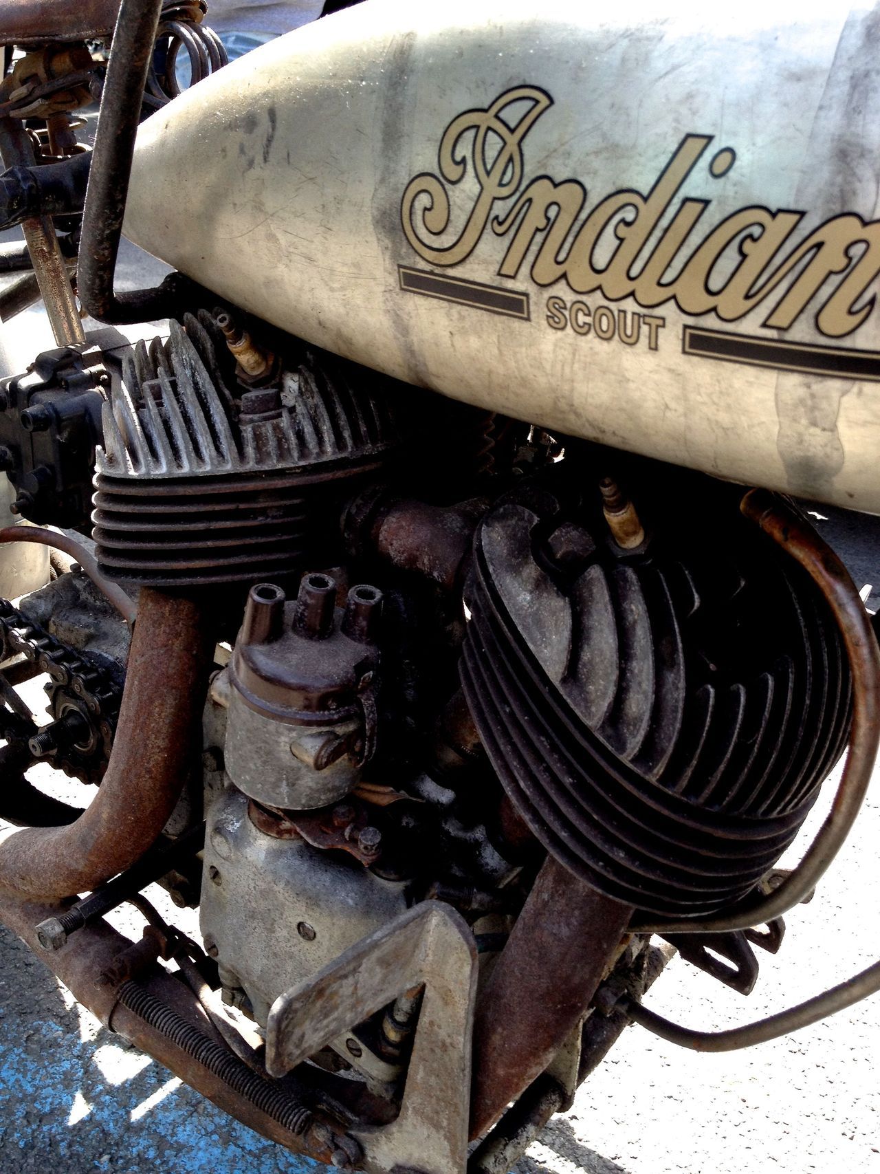 indian scout bobber motor