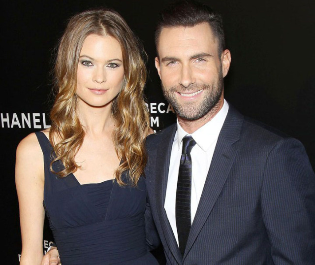 Celebrity Lane - Maroon 5 frontman Adam Levine and wife Behati...