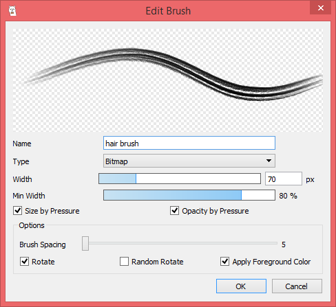 custom made scripts brushes for firealpaca