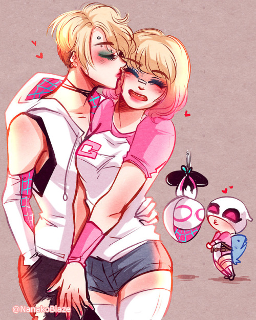 nanakoblaze:in mood for some pink and spideypool (人 •͈ᴗ•͈)