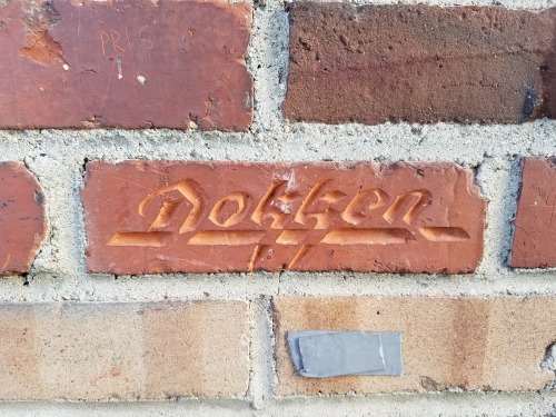 juggernottforever:The brick wall out front of the legendary...