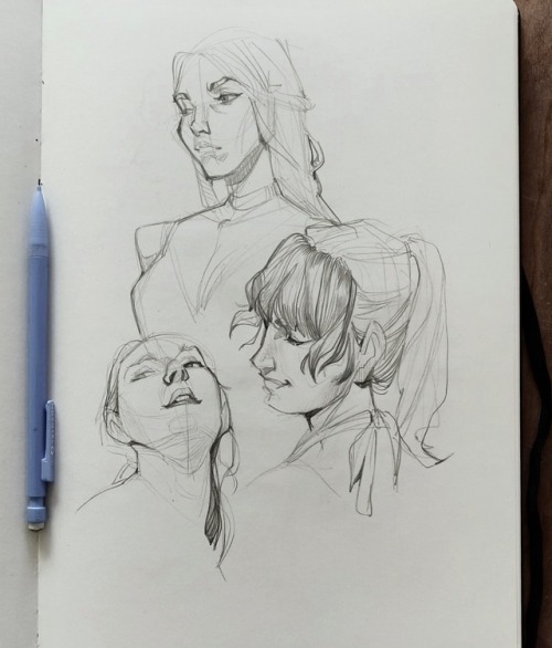 loish:I broke in a new sketchbook last week! Here’s some of...