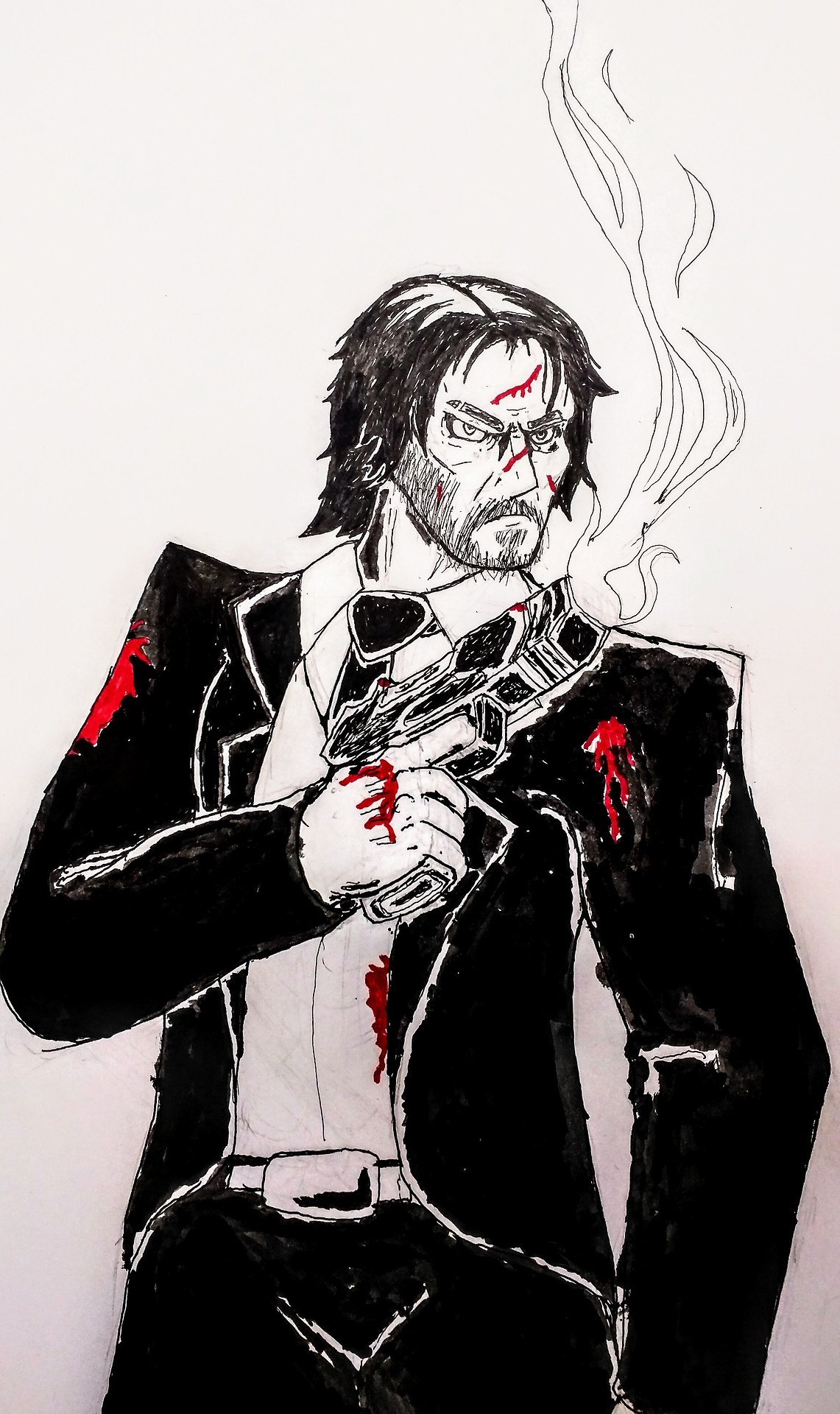 Zero Striker Art Industries Fanart I Did Of John Wick For A