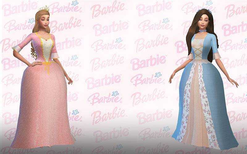 Barbie Princess And Pauper Erica With Images Sims 4 C 2809