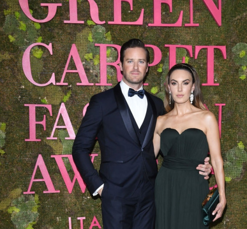 thelovelybess:Armie Hammer and Elizabeth Chambers @ Green Carpet...