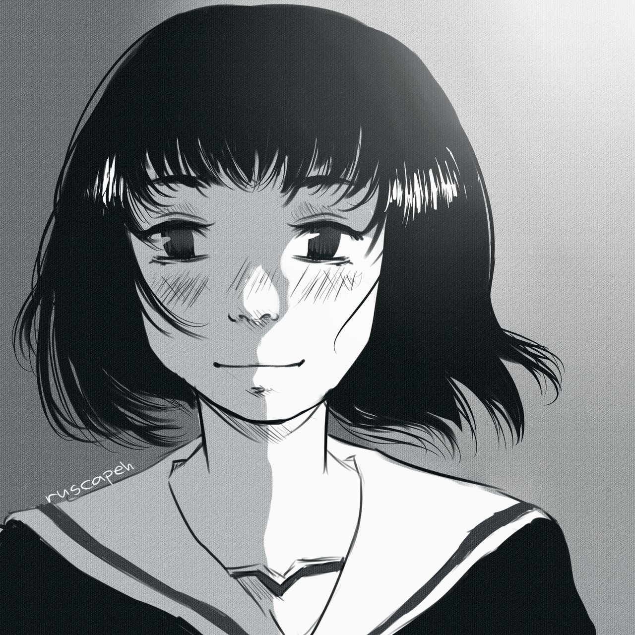 yorheck - i tried emulating the asano inio art style because...