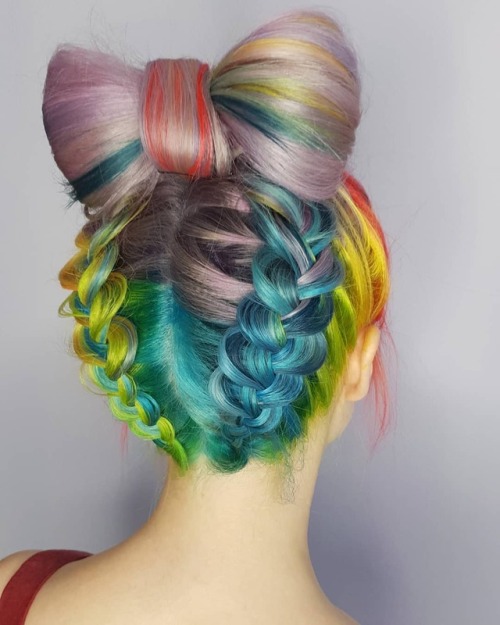 Two Tone Hair Color Tumblr