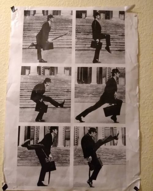 I’ve found the silly walk from Monty Python in a...