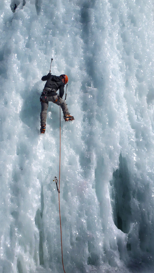 ice climber training