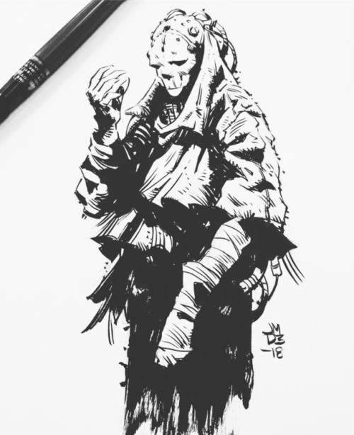 thecollectibles:Ink Sketches byJames Daly