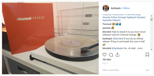 pinkferraris:frank ocean hinting at a channel orange vinyl...