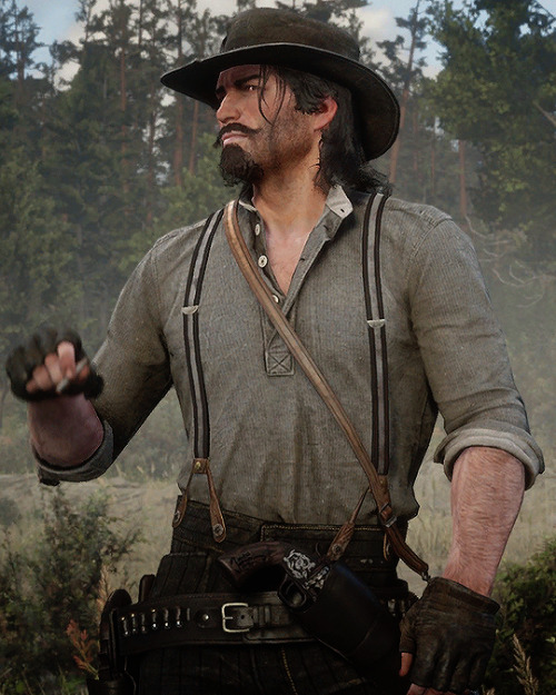 16+ Arthur Morgan Long Hair Pomade PNG