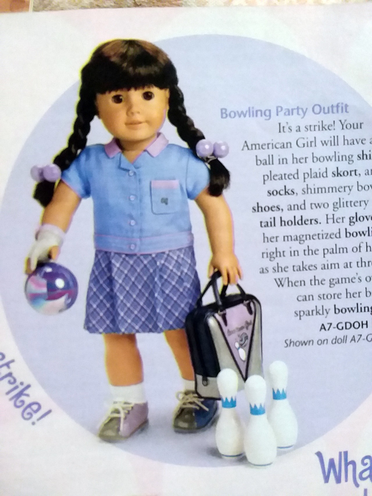 american girl bowling outfit