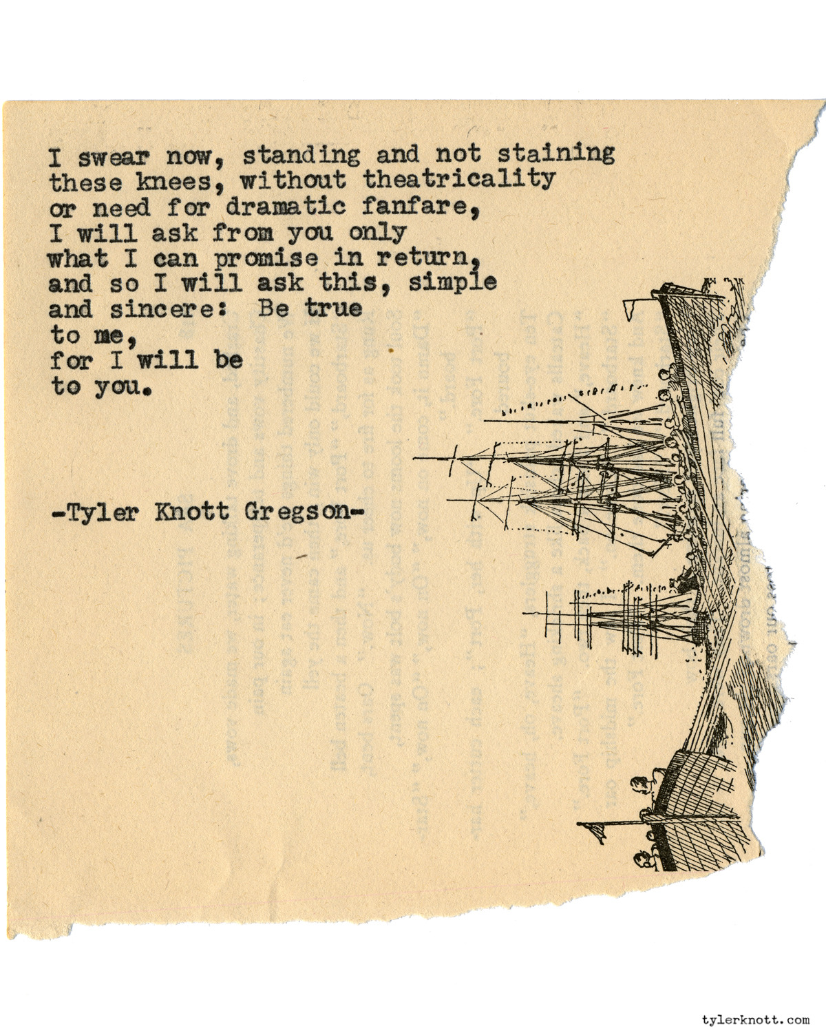 Tyler Knott Gregson — Typewriter Series #1374 by Tyler Knott Gregson...