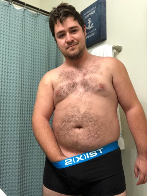 boypupraskal:Here is today’s undies! Sorry for the bed head, it...