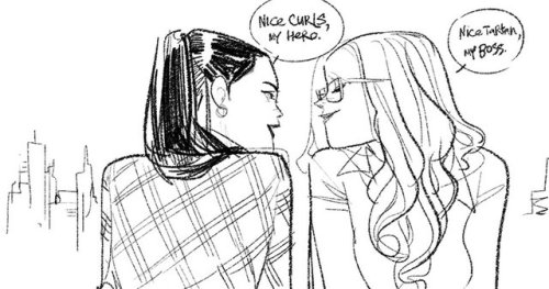 narraboths:SuperCorp drawing by Otto Schmidt, posted on twitter