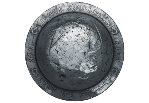 bantarleton:Asilver coin commemorating the end of the First...