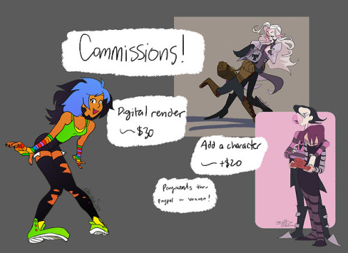 opening commissions for a bit. hit me up or reblog if you like...