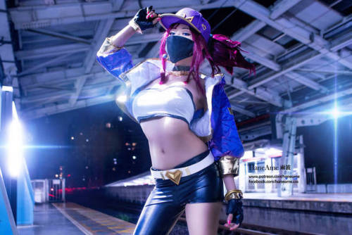 blablabladg:Hane Ame as Akali (League of Legends)