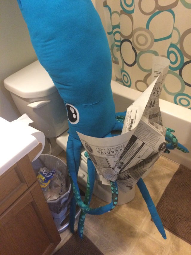 minecraft squid pillow