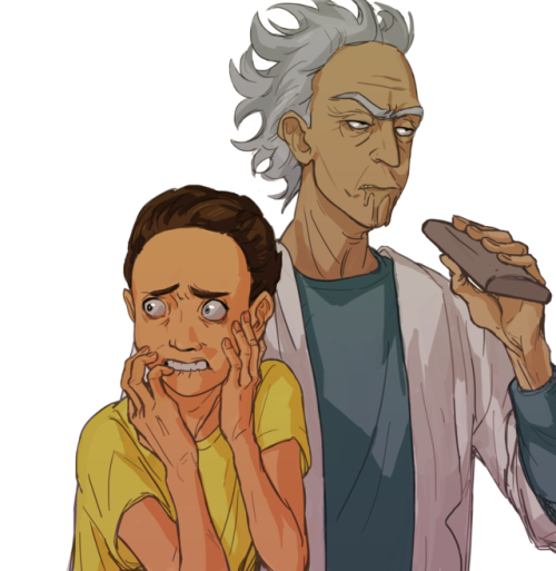 izvich:rick and morty fanart i made in october and forgot to...