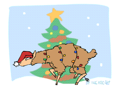 Image result for llama holidays gif