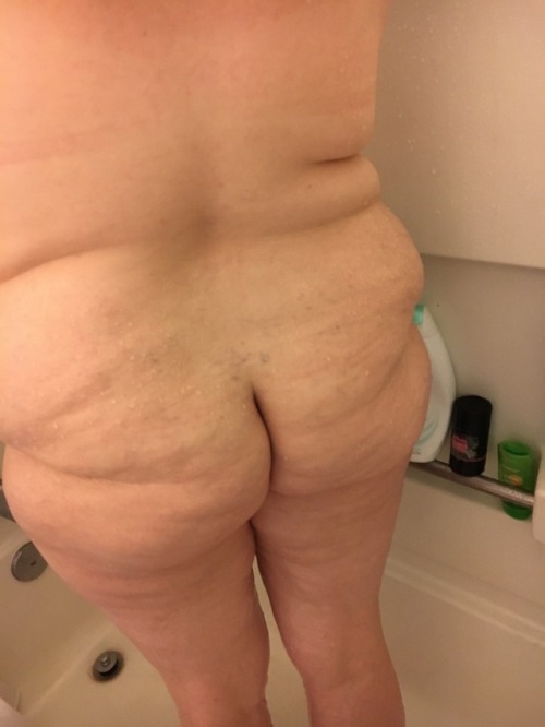 She will kill me for these but surprise shower shots!