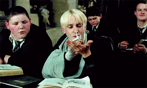 Dating draco malfoy would include