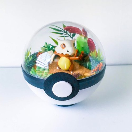 spookyfoxfashion:Poké Ball Terrariums from TheVintageRealmx /...