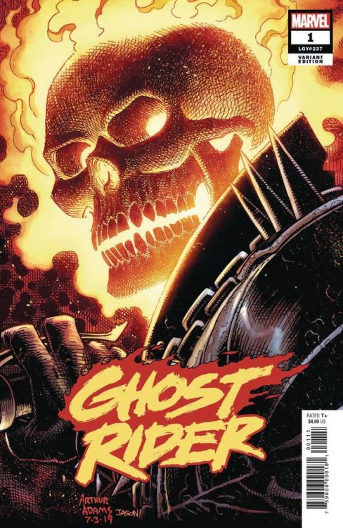 bear1na:Ghost Rider #1 variant cover by Arthur Adams, colours by...