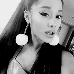 Ariana In Black And White Tumblr