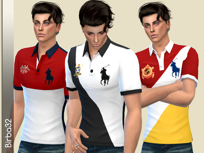 Birba 4 Sims - RALPH LAUREN POLO Three Polo in different...