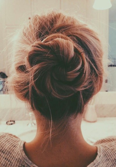 Braided Bun Tumblr